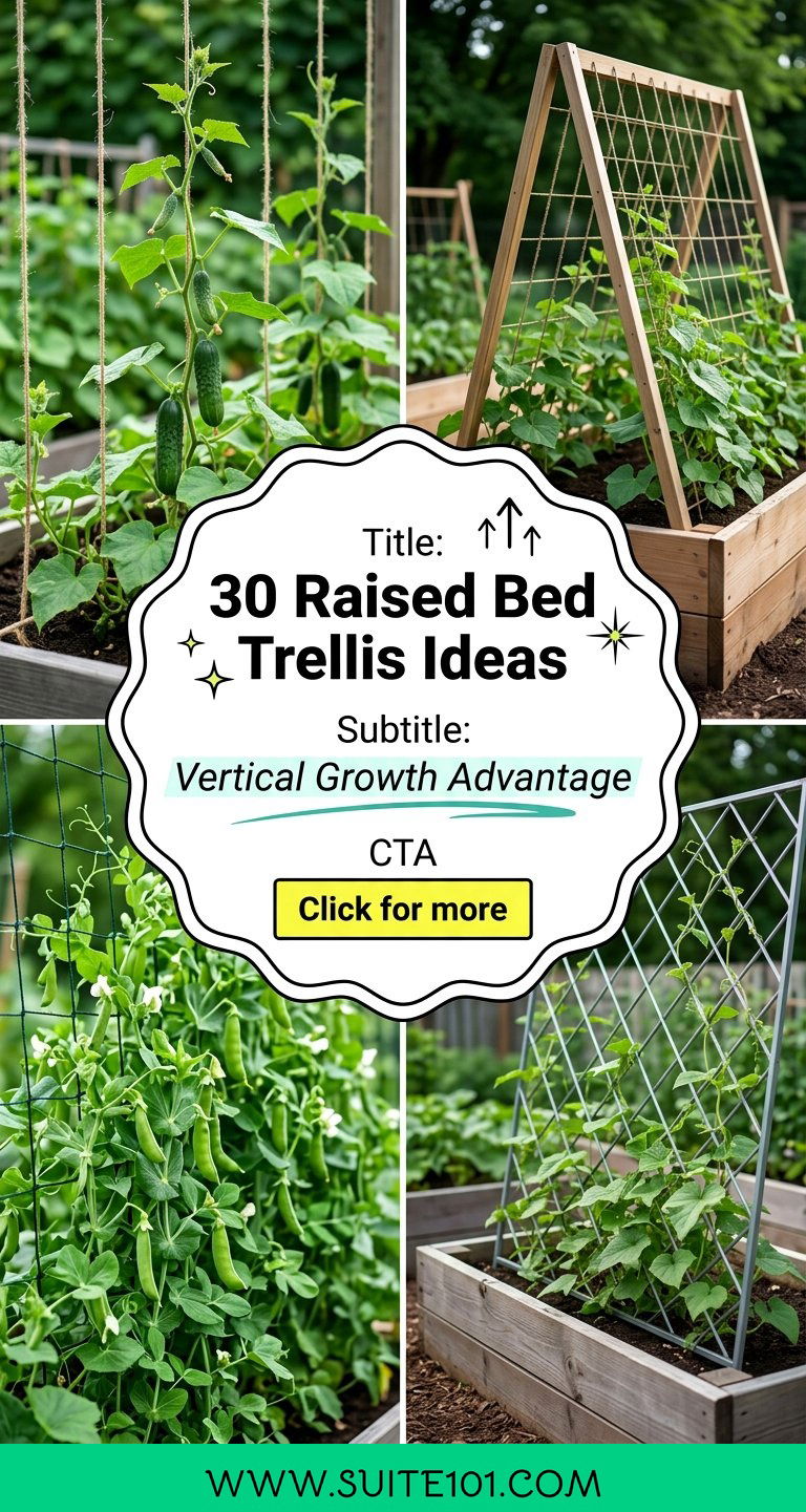 30 Raised Bed Trellis Ideas for Vertical Growing and More Space - 30 Raised Bed Trellis Ideas for Vertical Growing and More Space