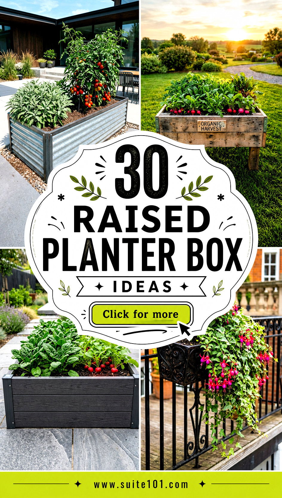 30 Raised Planter Box Ideas for Easy High-Yield Growing - 30 Raised Planter Box Ideas for Easy High-Yield Growing