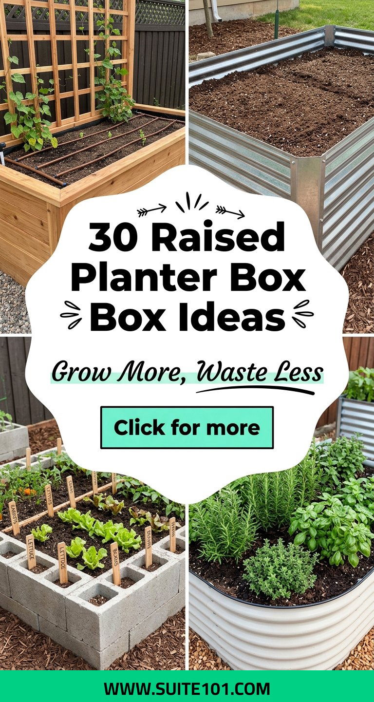 30 Raised Planter Box Ideas for Easy High-Yield Growing - 30 Raised Planter Box Ideas for Easy High-Yield Growing