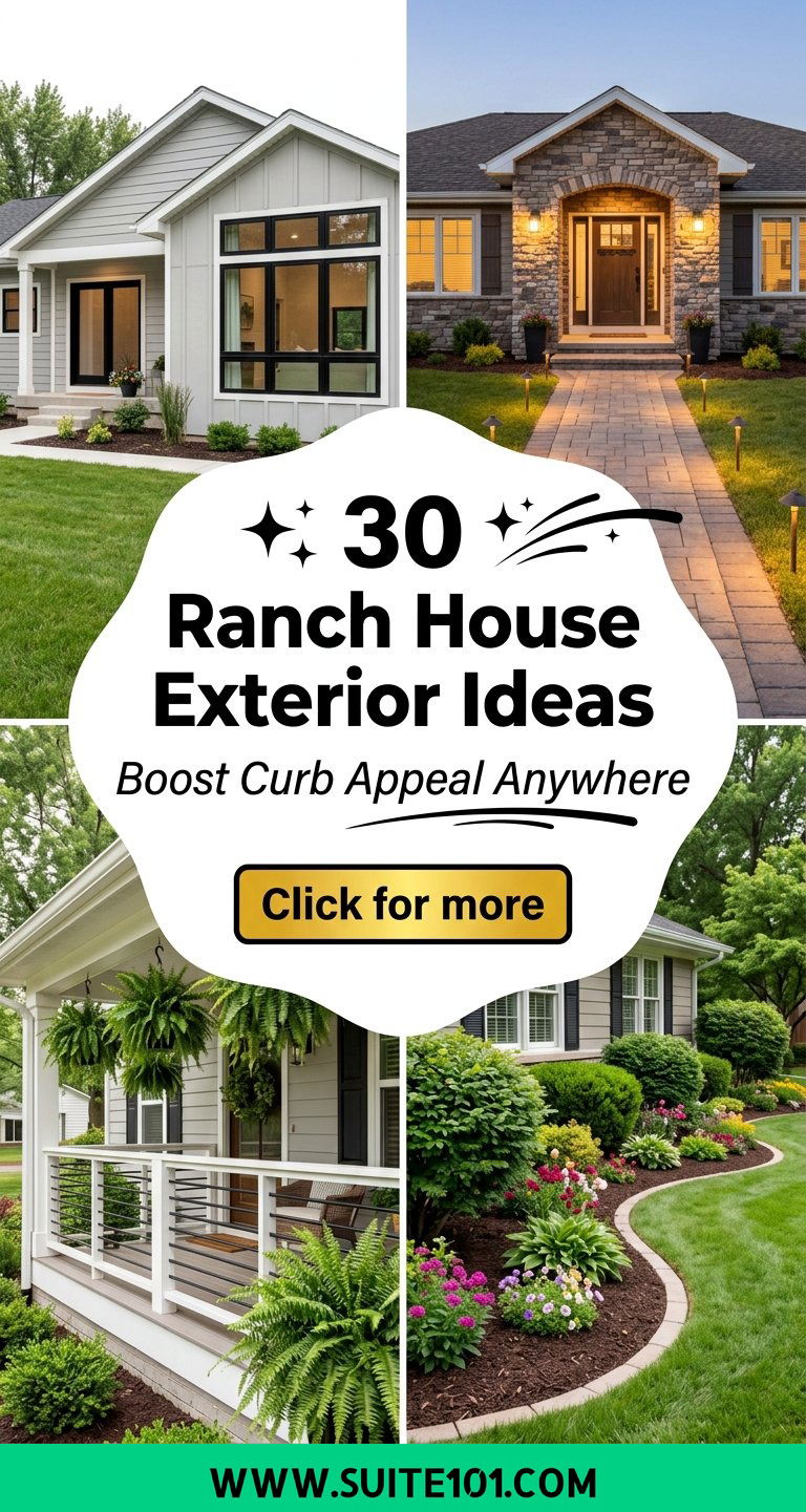 30 Ranch House Exterior Ideas Boost Curb Appeal Anywhere - 30 Ranch House Exterior Ideas: Boost Curb Appeal Anywhere