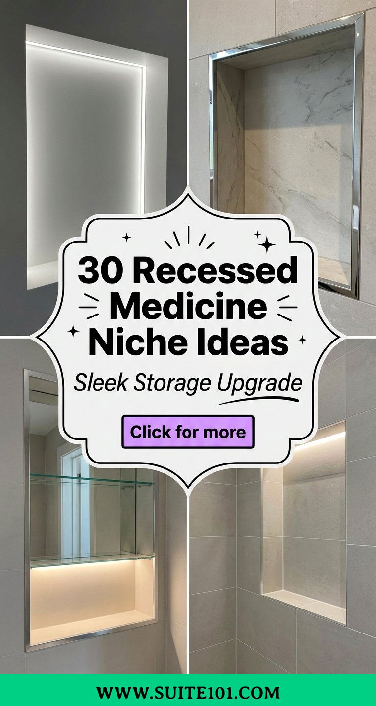 30 Recessed Medicine Niche Ideas for a Sleek Bathroom Look - 30 Recessed Medicine Niche Ideas for a Sleek Bathroom Look