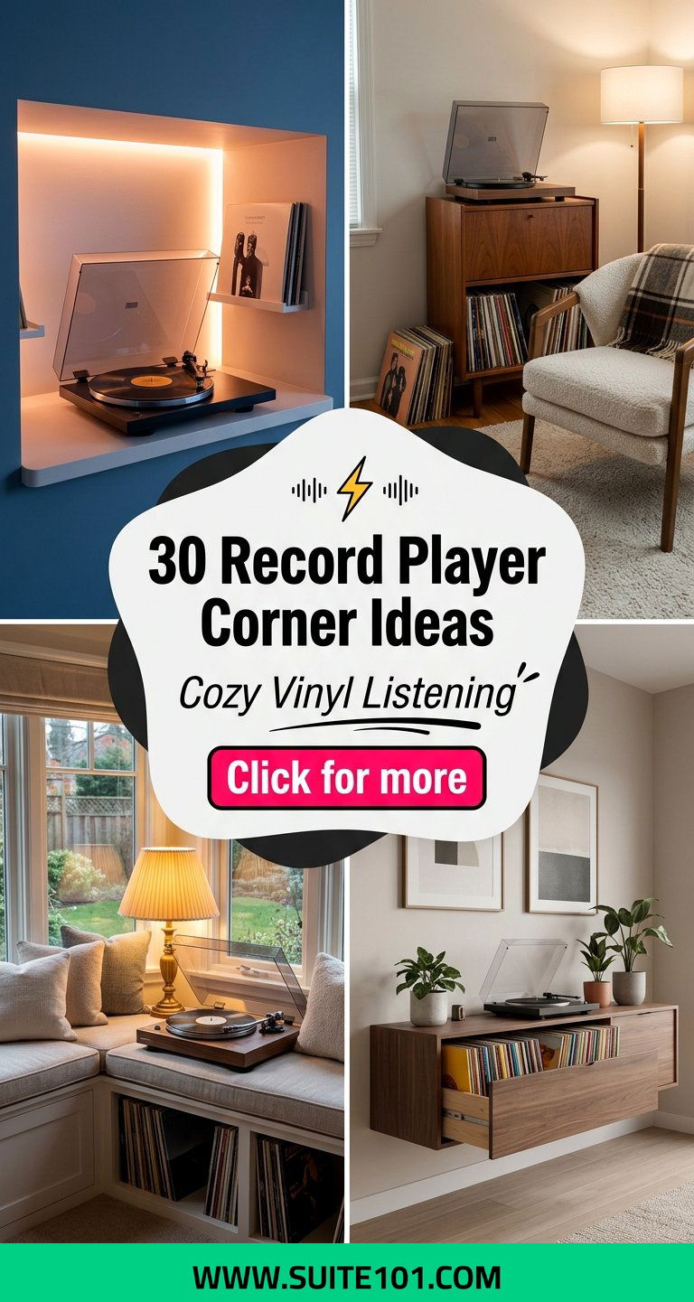 30 Record Player Corner Ideas for a Cozy Listening Setup - 30 Record Player Corner Ideas for a Cozy Listening Setup