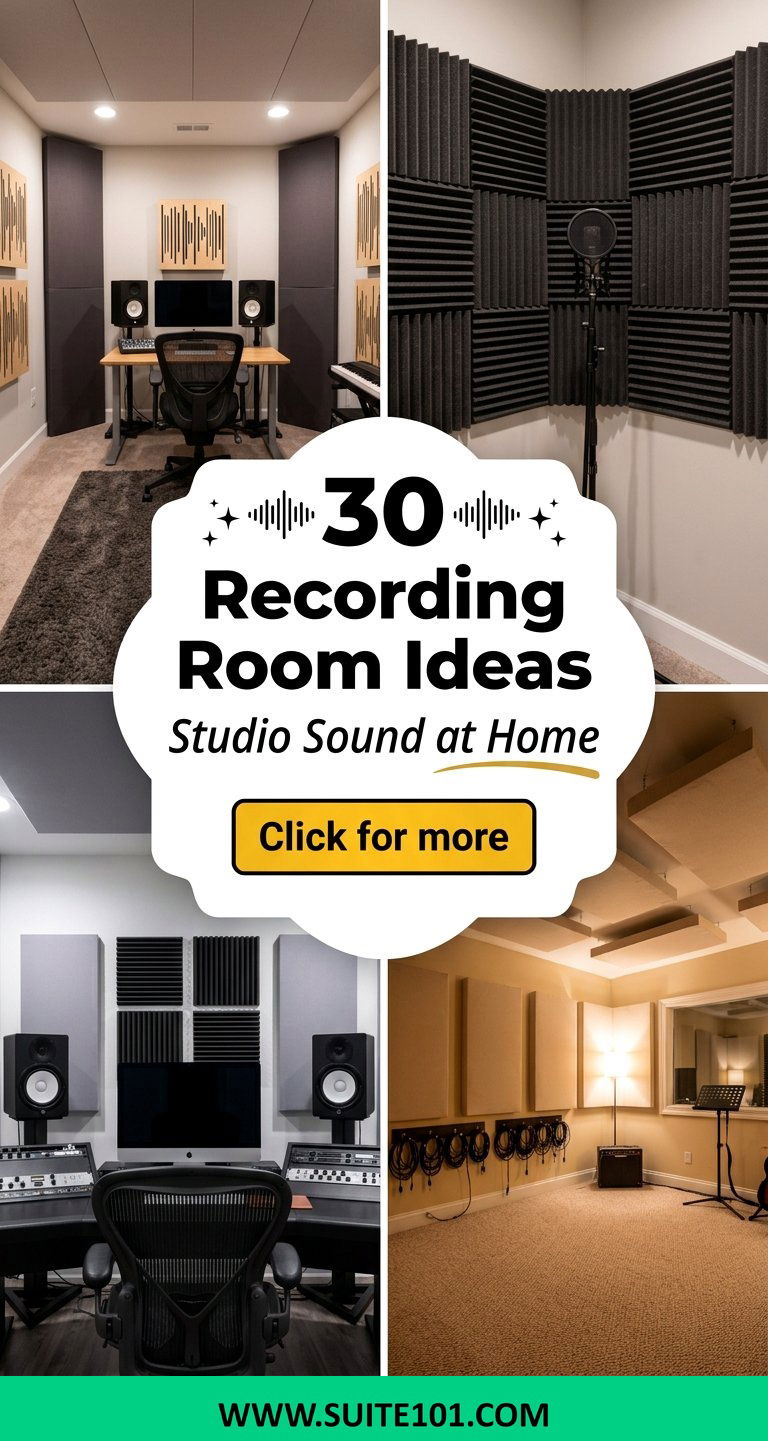 30 Recording Room Ideas for Studio-Quality Sound at Home - 30 Recording Room Ideas for Studio-Quality Sound at Home
