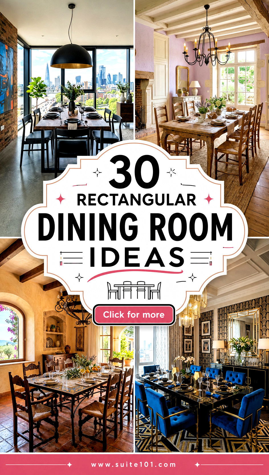 30 Rectangular Dining Room Ideas for Meals That Feel Special - 30 Rectangular Dining Room Ideas for Meals That Feel Special