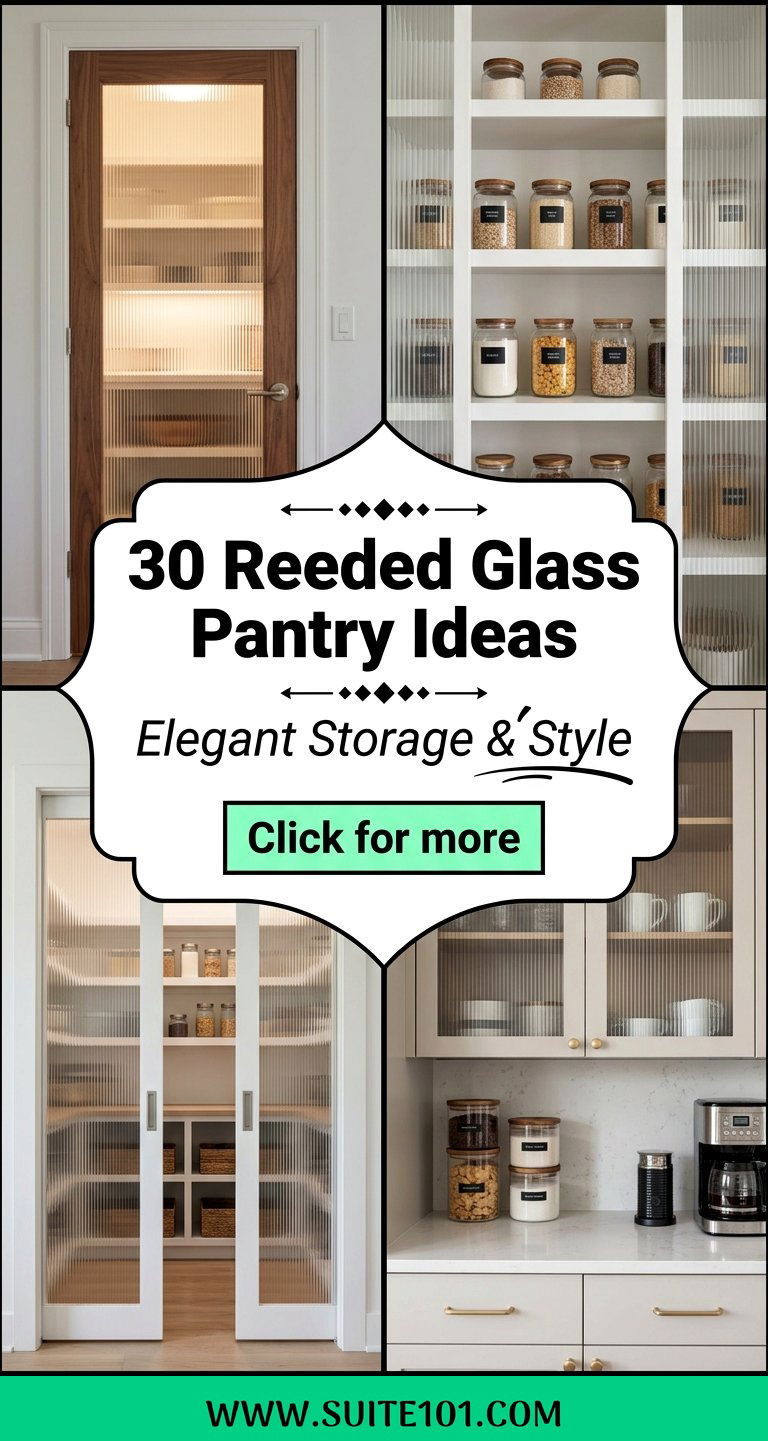 30 Reeded Glass Pantry Ideas for Elegant Storage and Style - 30 Reeded Glass Pantry Ideas for Elegant Storage & Style