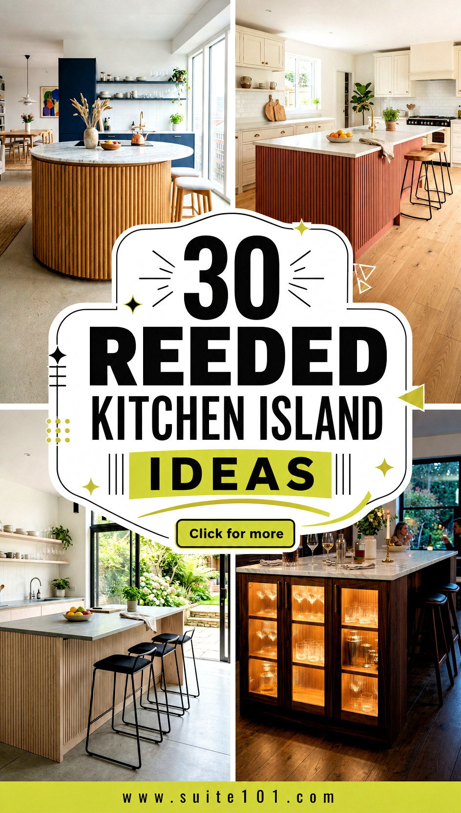 30 Reeded Kitchen Island Ideas to Add Texture and Character - 30 Reeded Kitchen Island Ideas to Add Texture and Character