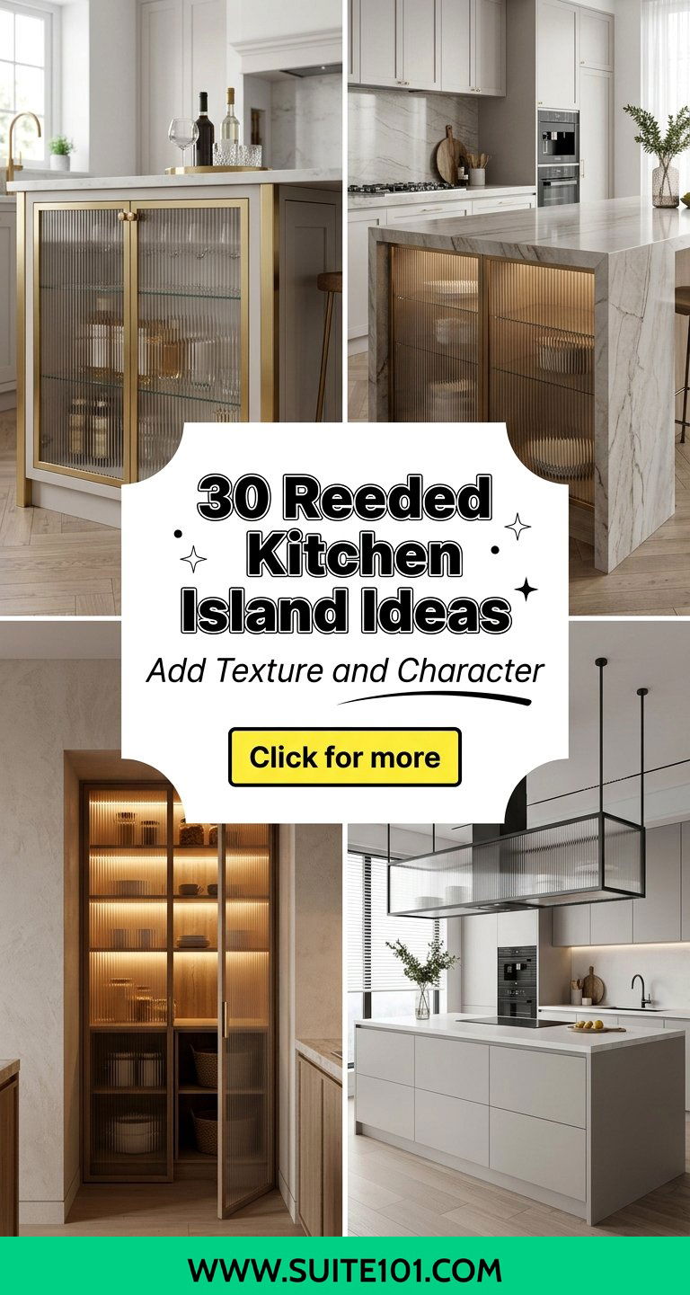 30 Reeded Kitchen Island Ideas to Add Texture and Character - 30 Reeded Kitchen Island Ideas to Add Texture and Character
