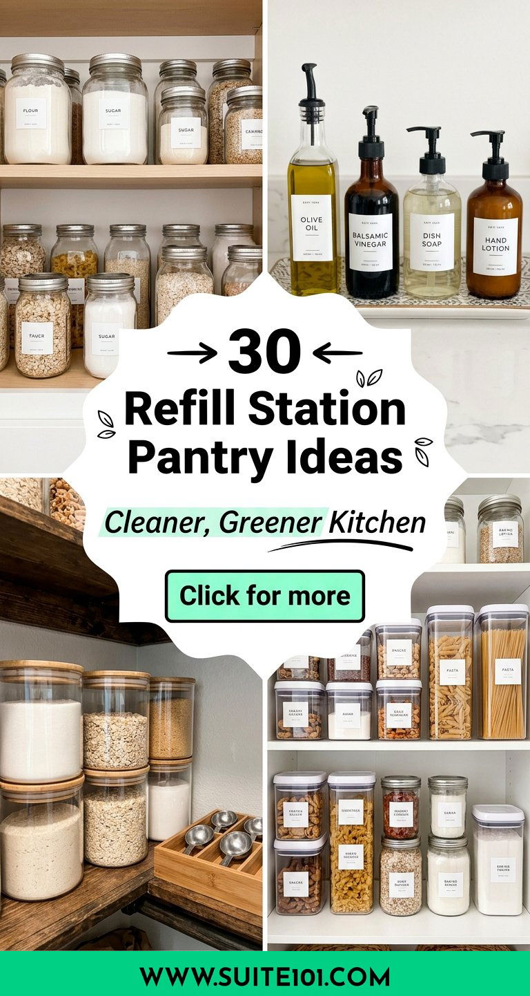 30 Refill Station Pantry Ideas for a Cleaner Greener Kitchen - 30 Refill Station Pantry Ideas for a Cleaner, Greener Kitchen