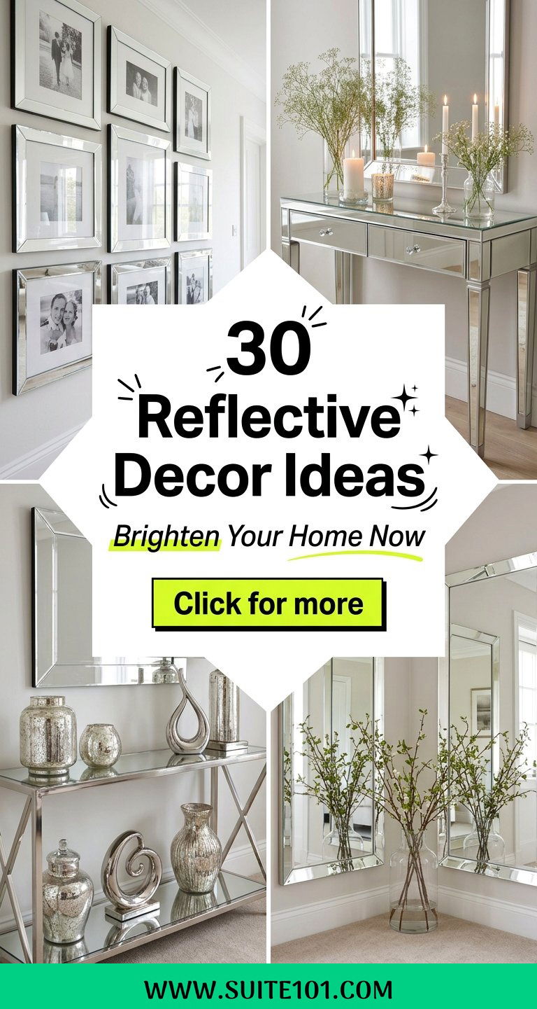 30 Reflective Decor Ideas to Brighten Your Home Instantly - 30 Reflective Decor Ideas to Brighten Your Home Instantly