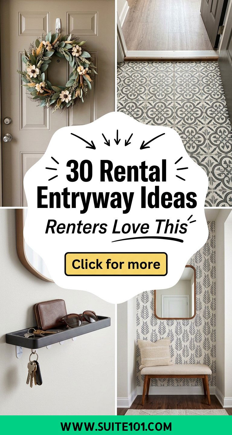 30 Rental Entryway Ideas That Renters Love for Instant Curb Style - 30 Rental Entryway Ideas That Renters Love for Instant Curb Style