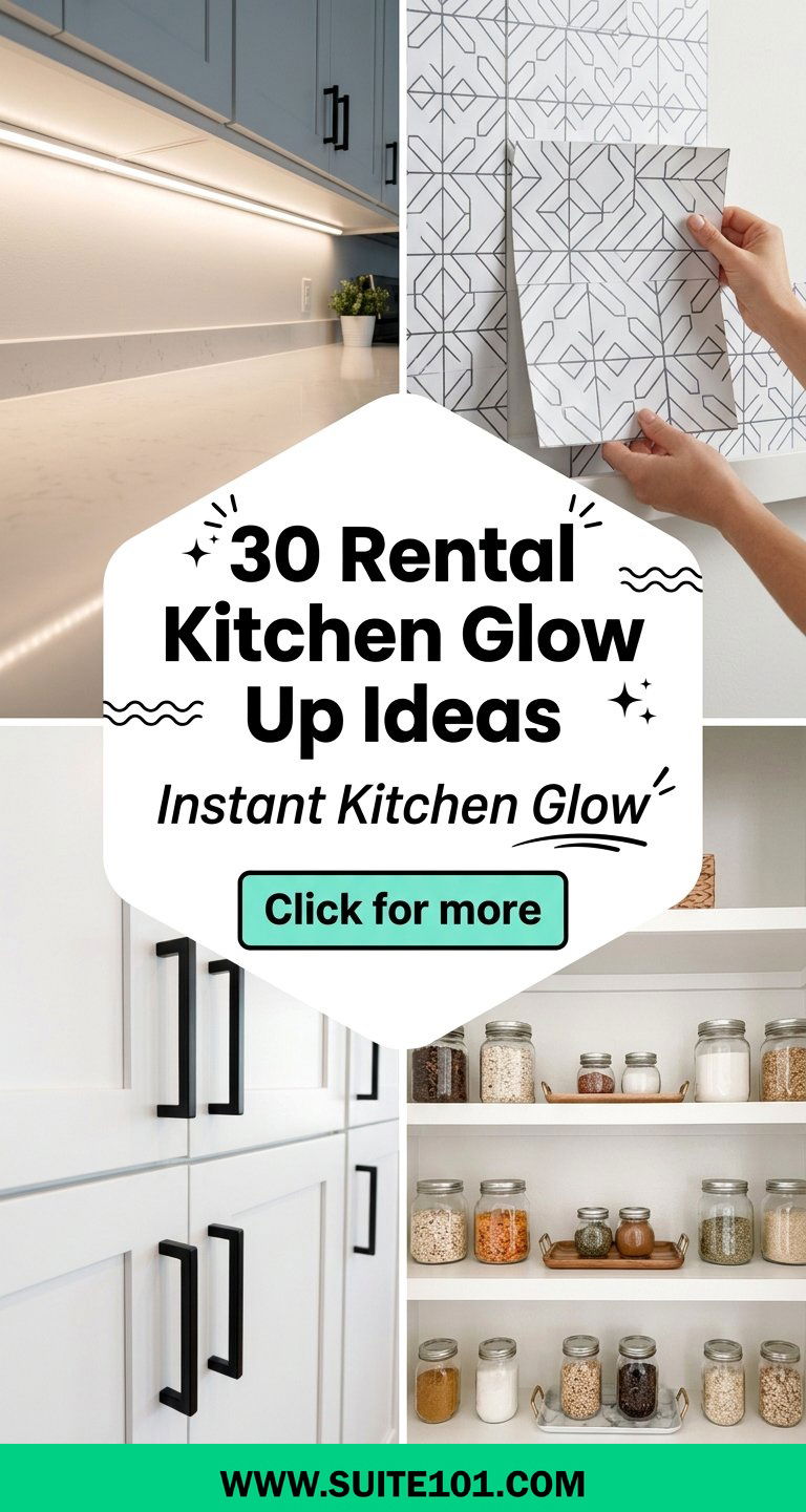 30 Rental Kitchen Glow Up Ideas for Instant Style Upgrade - 30 Rental Kitchen Glow Up Ideas for Instant Style Upgrade
