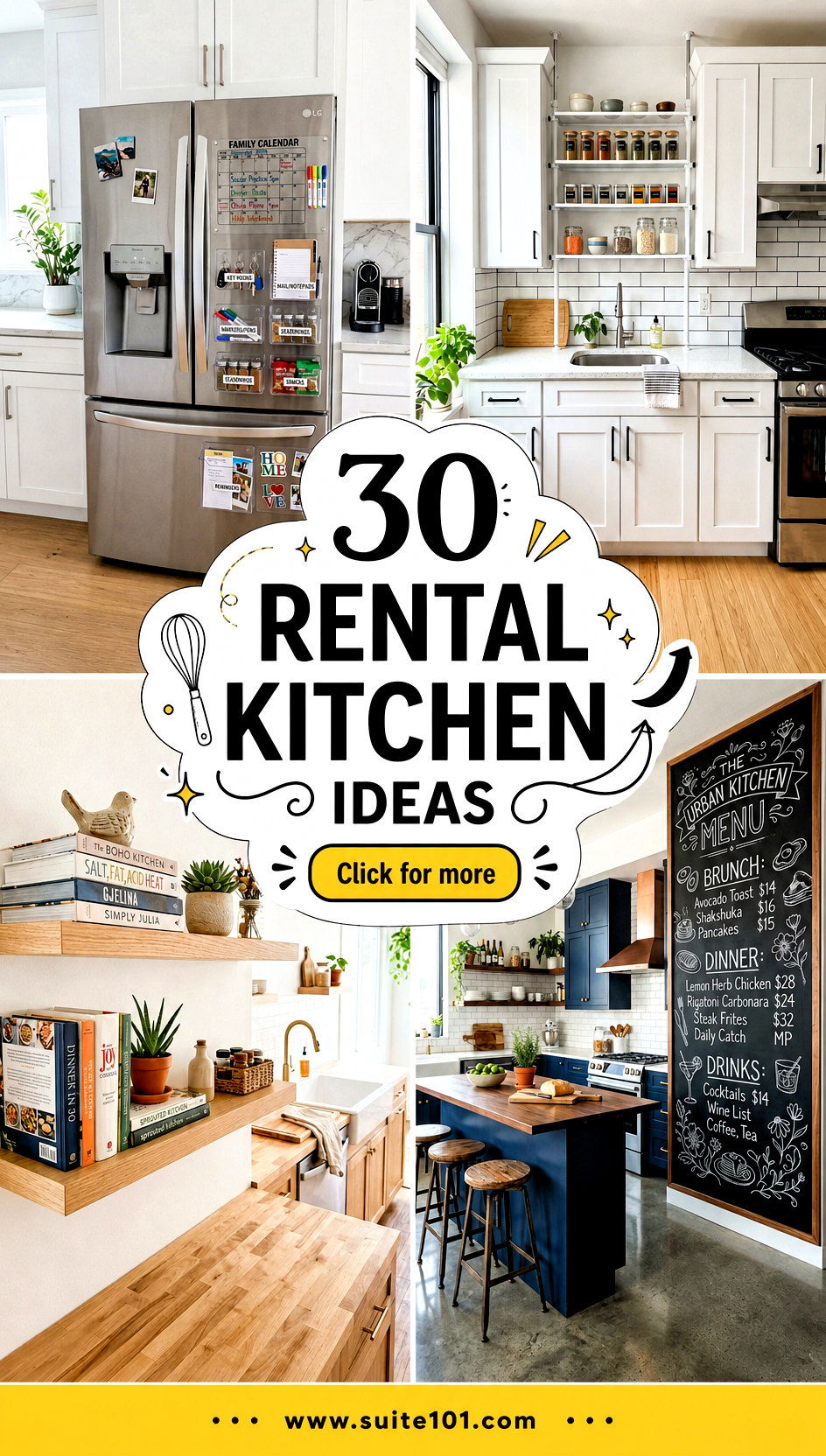 30 Rental Kitchen Ideas for Renters-Easy Updates That Pop - 30 Rental Kitchen Ideas for Renters-Easy Updates That Pop
