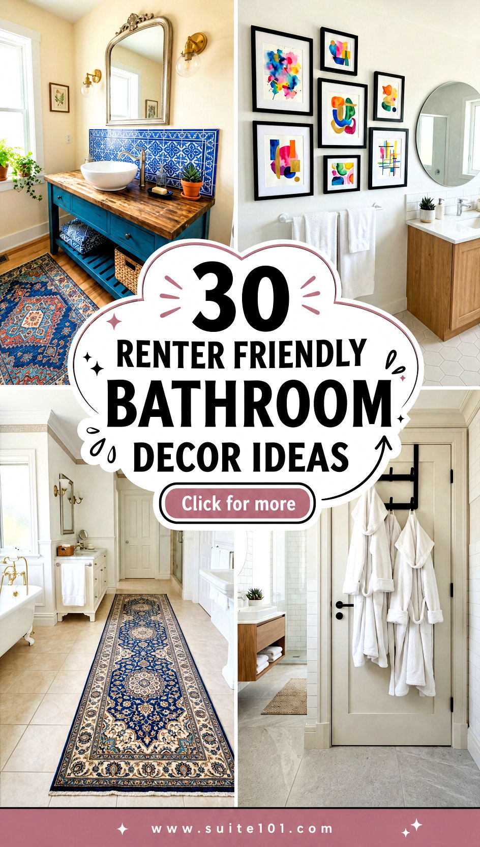 30 Renter Friendly Bathroom Decor Ideas for Big Style on a Budget - 30 Renter Friendly Bathroom Decor Ideas for Big Style on a Budget