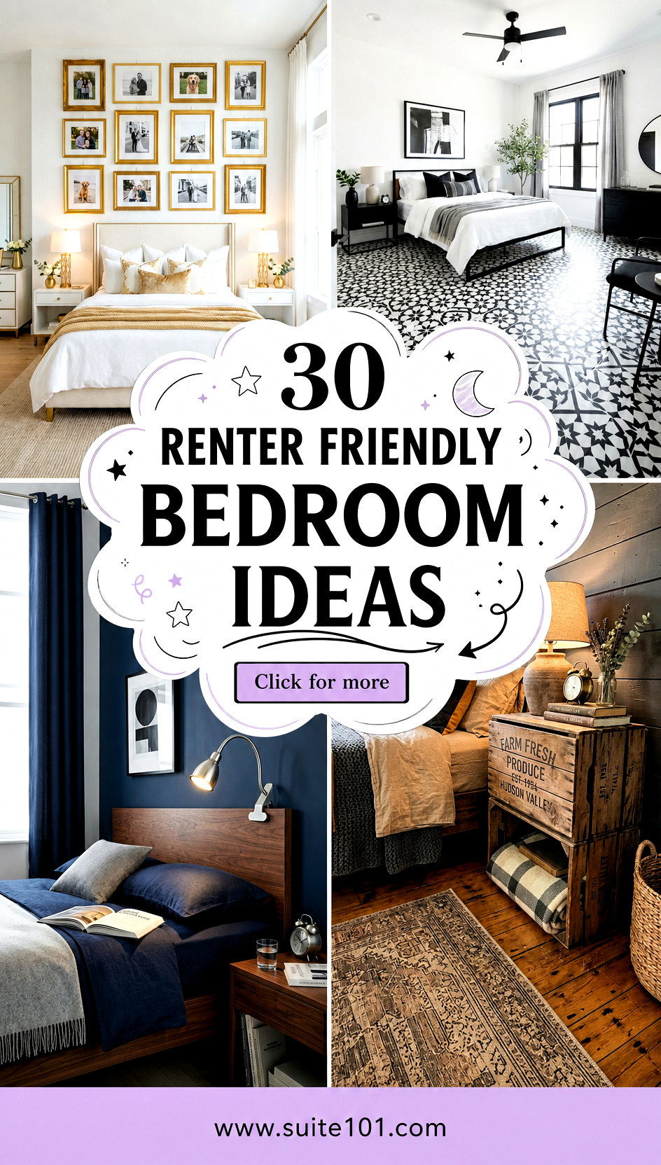 30 Renter Friendly Bedroom Ideas for Cozy Rental-Safe Style - 30 Renter Friendly Bedroom Ideas for Cozy, Rental-Safe Style