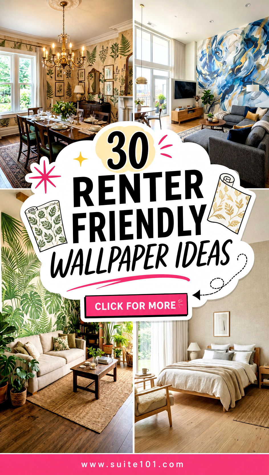 30 Renter Friendly Wallpaper Ideas Aesthetic That Pop Today - 30 Renter Friendly Wallpaper Ideas Aesthetic That Pop Today
