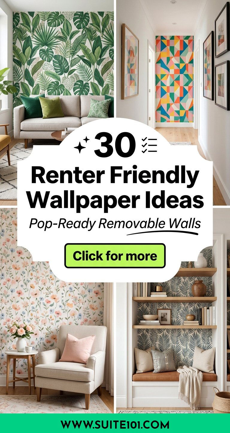 30 Renter Friendly Wallpaper Ideas Aesthetic That Pop Today - 30 Renter Friendly Wallpaper Ideas Aesthetic That Pop Today