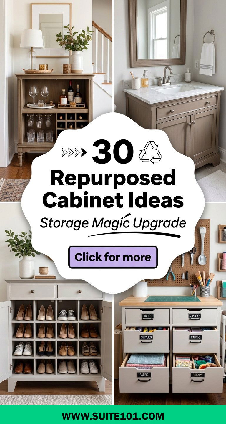 30 Repurposed Cabinet Ideas for Stunning Storage Upgrades - 30 Repurposed Cabinet Ideas for Stunning Storage Upgrades