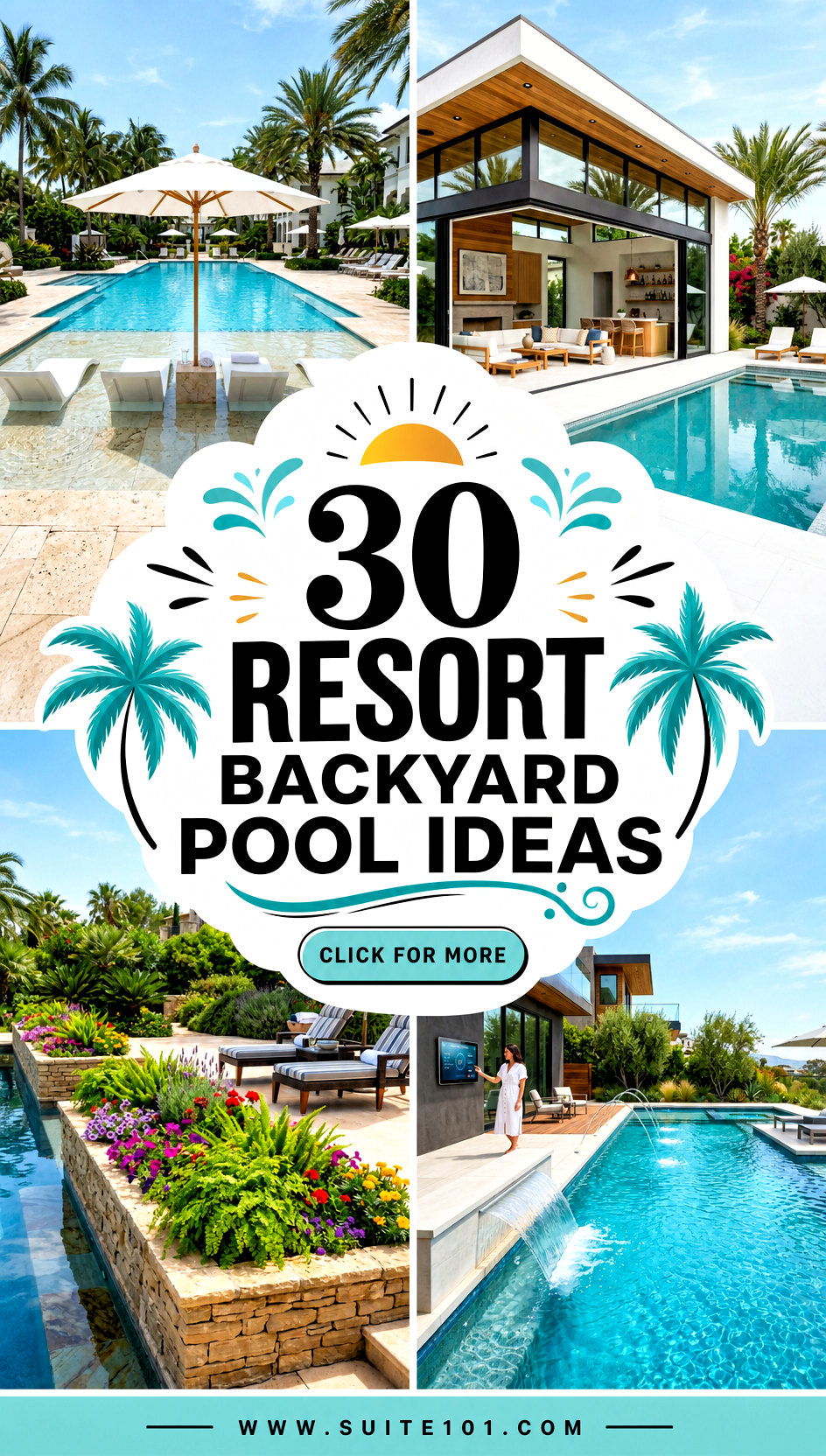 30 Resort Backyard Pool Ideas for Your Own Summer Escape - 30 Resort Backyard Pool Ideas for Your Own Summer Escape