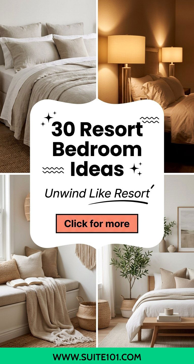30 Resort Bedroom Ideas to Create Your Own Relaxing Retreat - 30 Resort Bedroom Ideas to Create Your Own Relaxing Retreat