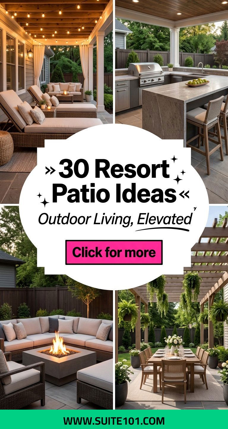 30 Resort Patio Ideas for Outdoor Living at Its Best Ever - 30 Resort Patio Ideas for Outdoor Living at Its Best Ever