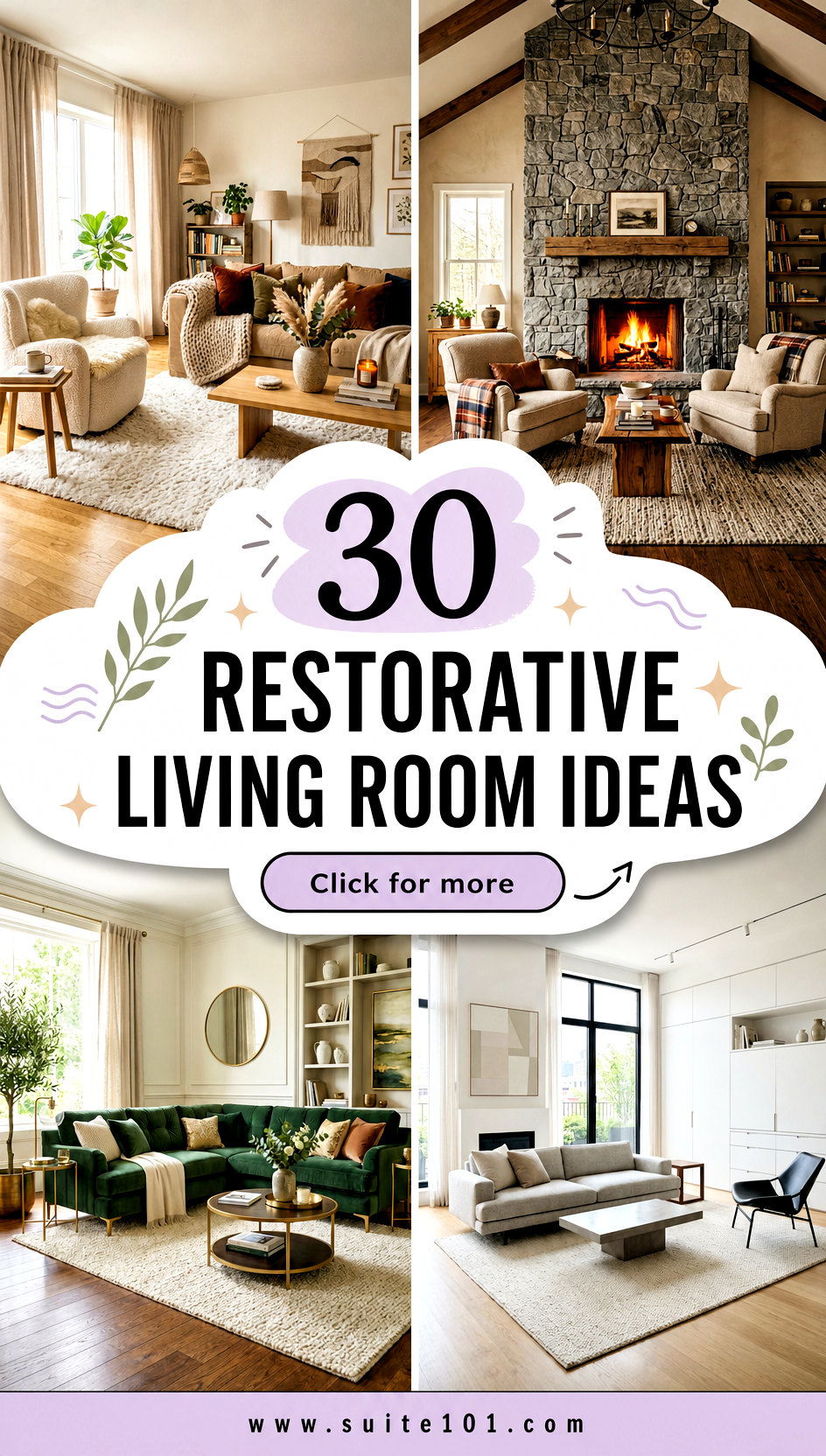 30 Restorative Living Room Ideas to Unwind in Style at Home - 30 Restorative Living Room Ideas to Unwind in Style at Home