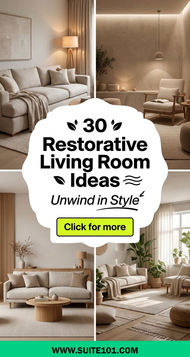 30 Restorative Living Room Ideas to Unwind in Style at Home - 30 Restorative Living Room Ideas to Unwind in Style at Home