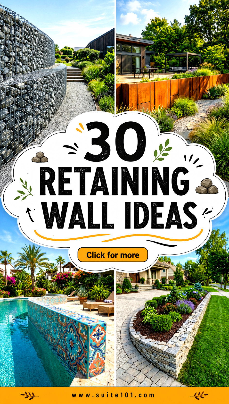 30 Retaining Wall Ideas to Transform Your Landscape Instantly - 30 Retaining Wall Ideas to Transform Your Landscape Instantly