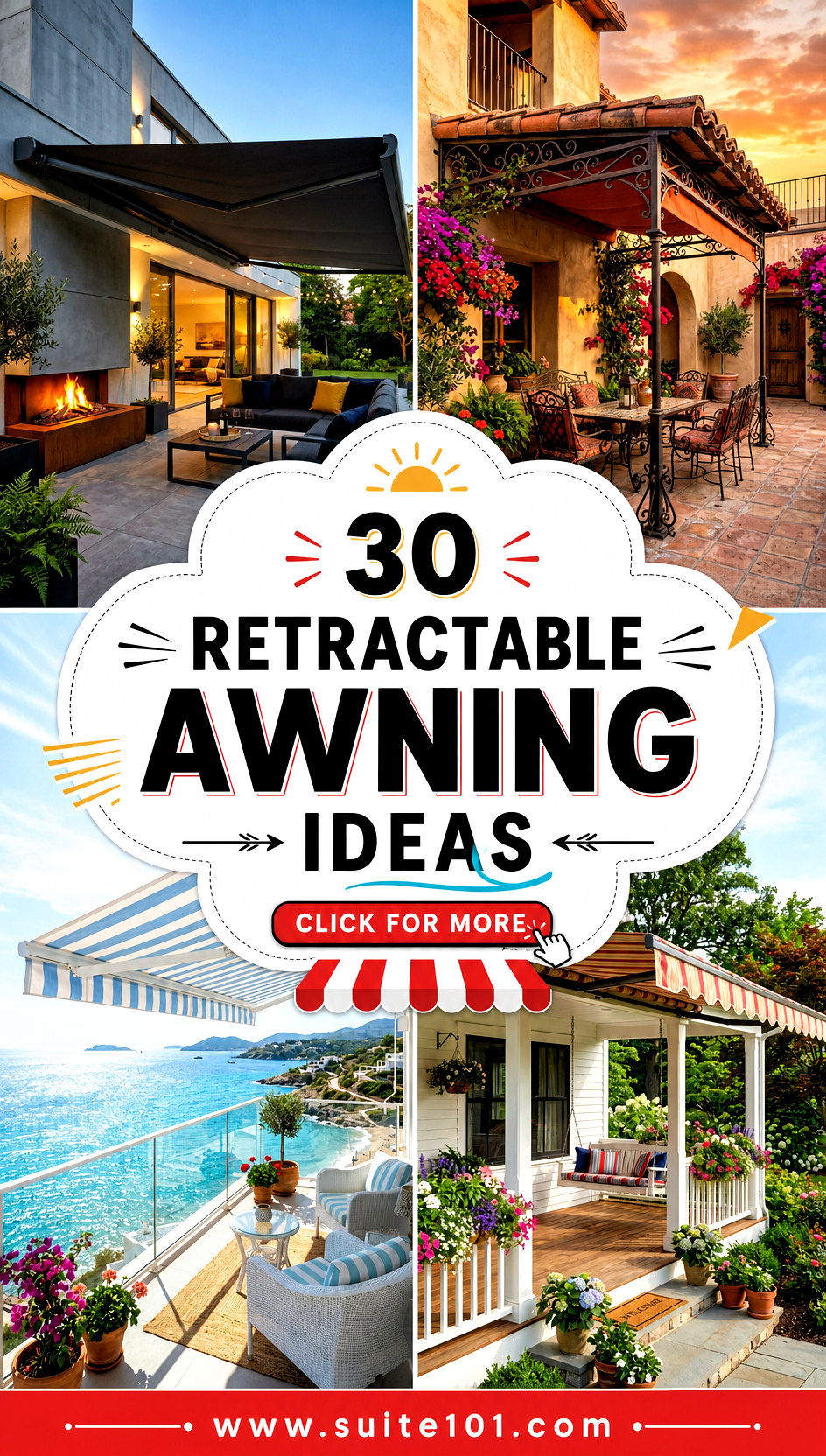 30 Retractable Awning Ideas to Upgrade Shade in Minutes - 30 Retractable Awning Ideas to Upgrade Shade in Minutes