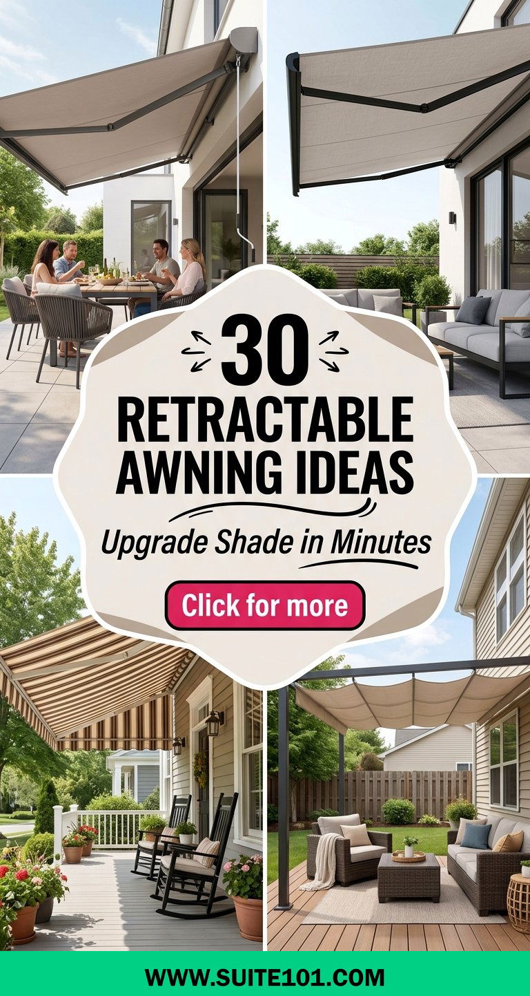 30 Retractable Awning Ideas to Upgrade Shade in Minutes - 30 Retractable Awning Ideas to Upgrade Shade in Minutes