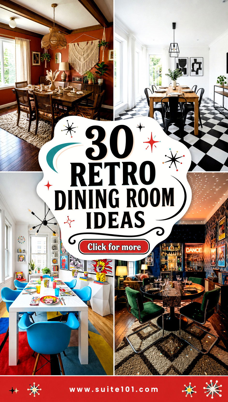 30 Retro Dining Room Ideas That Make Your Home Feel Classic - 30 Retro Dining Room Ideas That Make Your Home Feel Classic