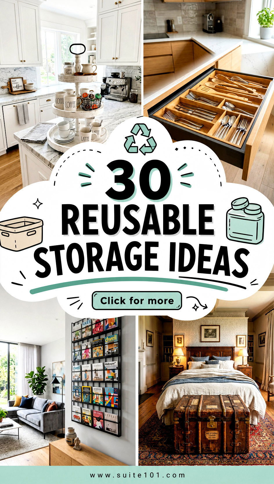 30 Reusable Storage Ideas to Tidy Up Fast and Stay Organized - 30 Reusable Storage Ideas to Tidy Up Fast and Stay Organized