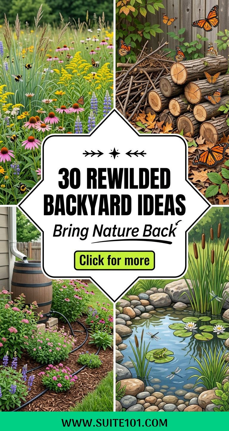 30 Rewilded Backyard Ideas to Bring Nature Back to Your Yard - 30 Rewilded Backyard Ideas to Bring Nature Back to Your Yard