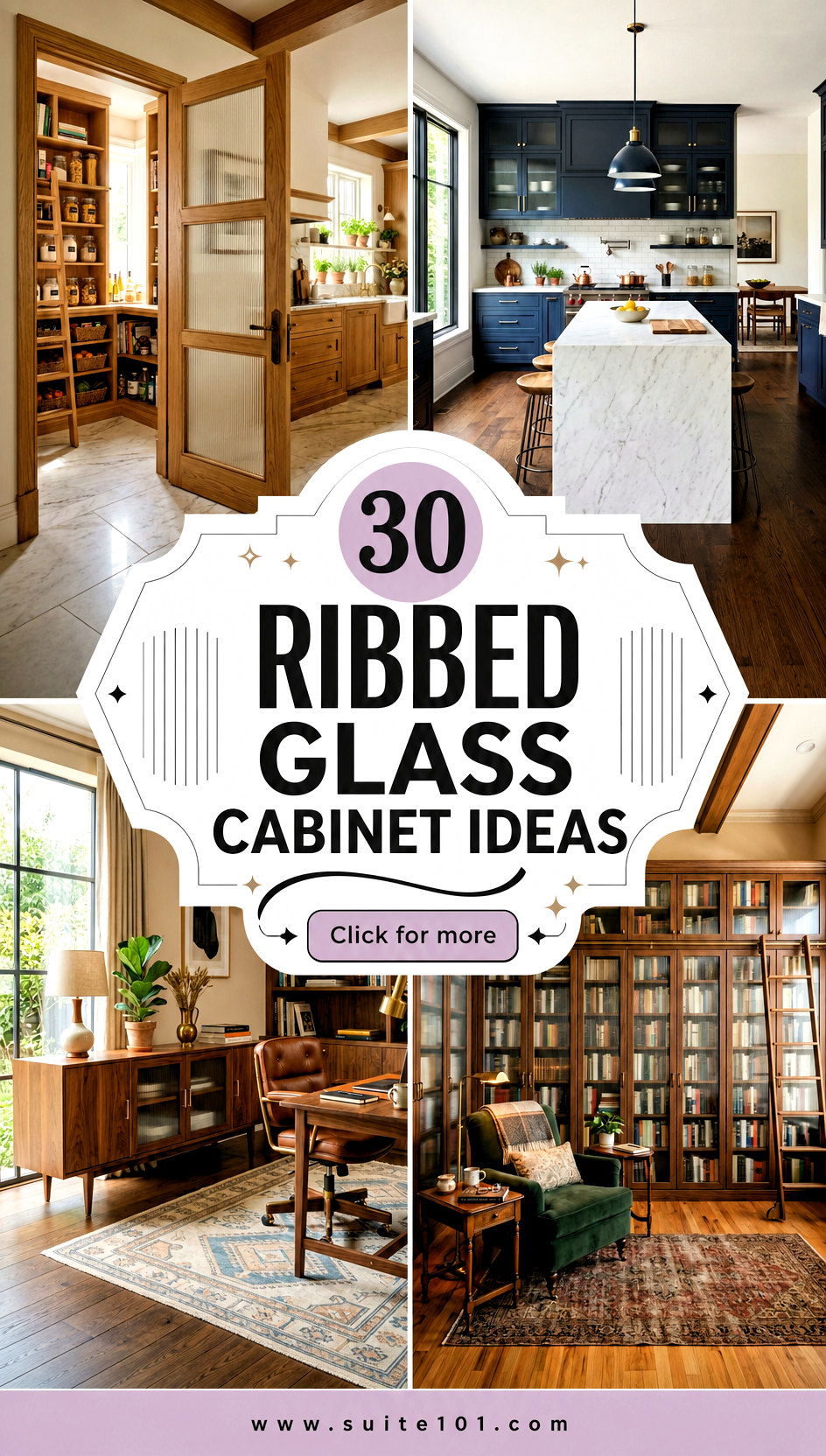 30 Ribbed Glass Cabinet Ideas That Look Modern and Chic Today - 30 Ribbed Glass Cabinet Ideas That Look Modern & Chic Today