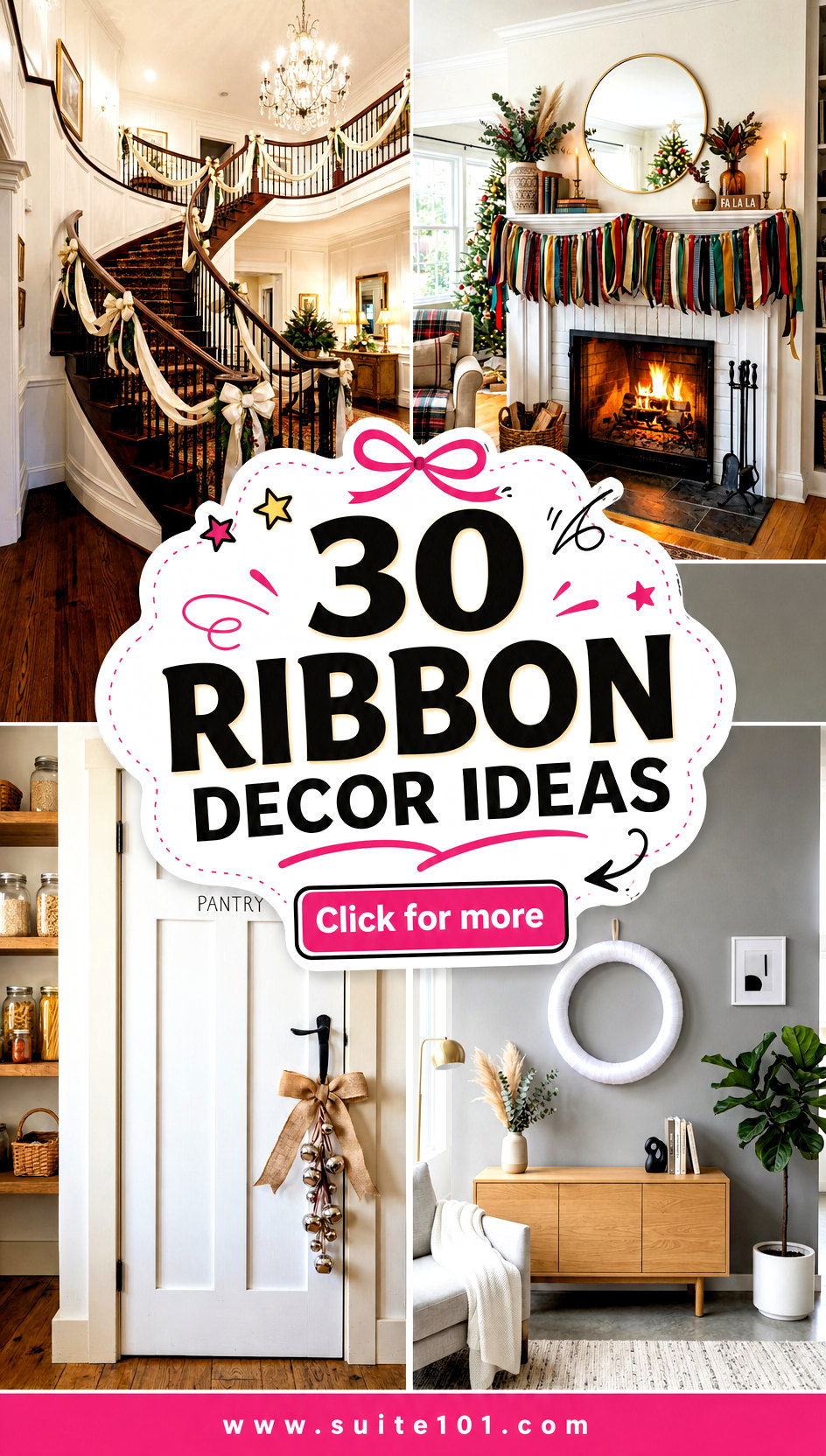 30 Ribbon Decor Ideas to Add Sweet Charm to Any Room Quickly - 30 Ribbon Decor Ideas to Add Sweet Charm to Any Room Quickly