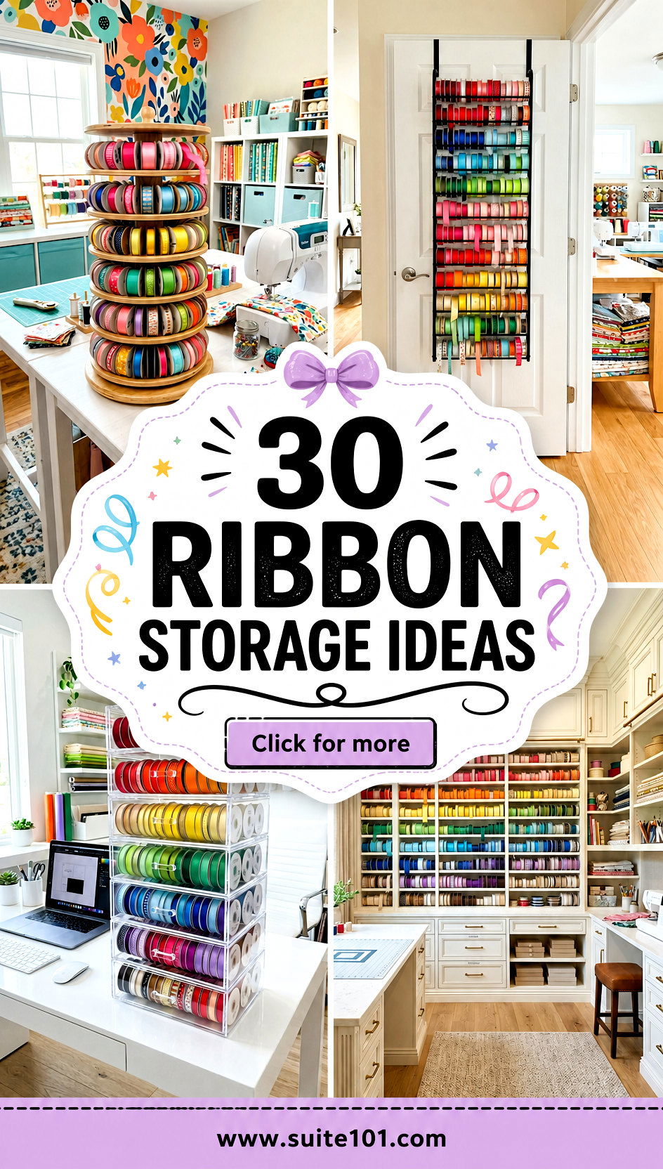 30 Ribbon Storage Ideas for Craft Space Pretty Yet Practical - 30 Ribbon Storage Ideas for Craft Space, Pretty Yet Practical