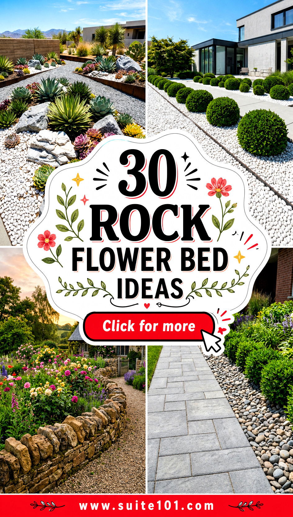 30 Rock Flower Bed Ideas for Stunning Blooms and Drama Year-Round - 30 Rock Flower Bed Ideas for Stunning Blooms and Drama Year-Round
