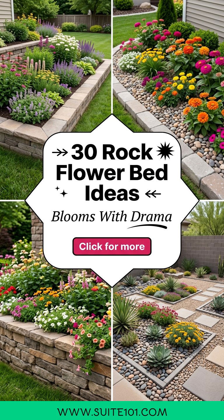 30 Rock Flower Bed Ideas for Stunning Blooms and Drama Year-Round - 30 Rock Flower Bed Ideas for Stunning Blooms and Drama Year-Round