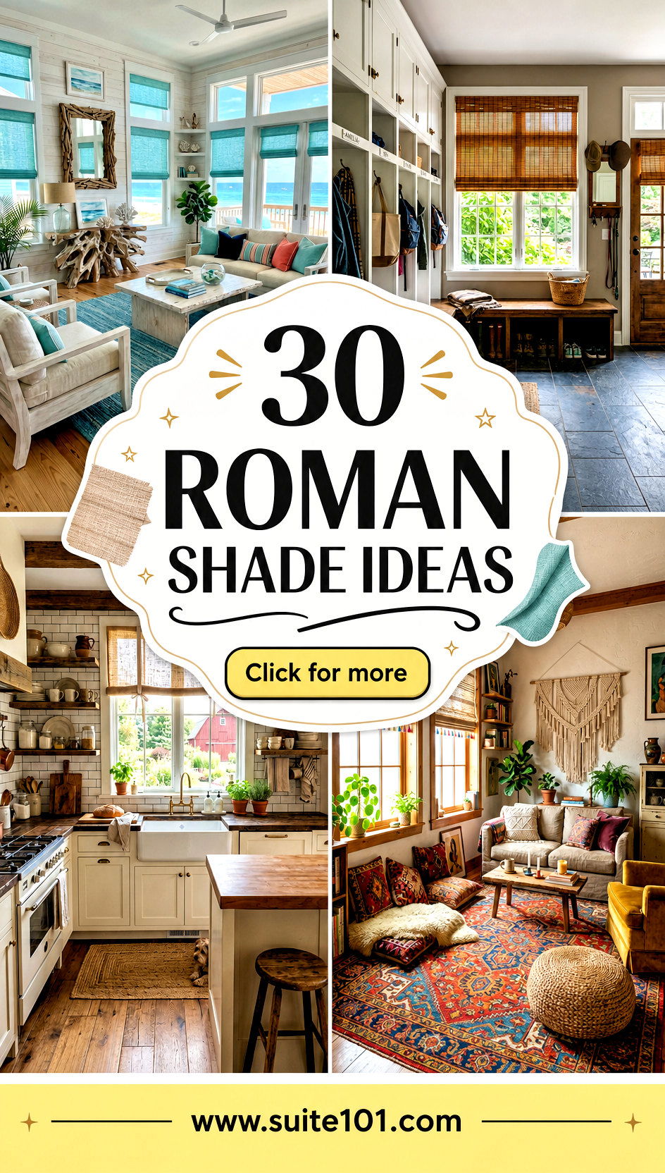 30 Roman Shade Ideas for Better Light Control and Style - 30 Roman Shade Ideas for Better Light Control and Style