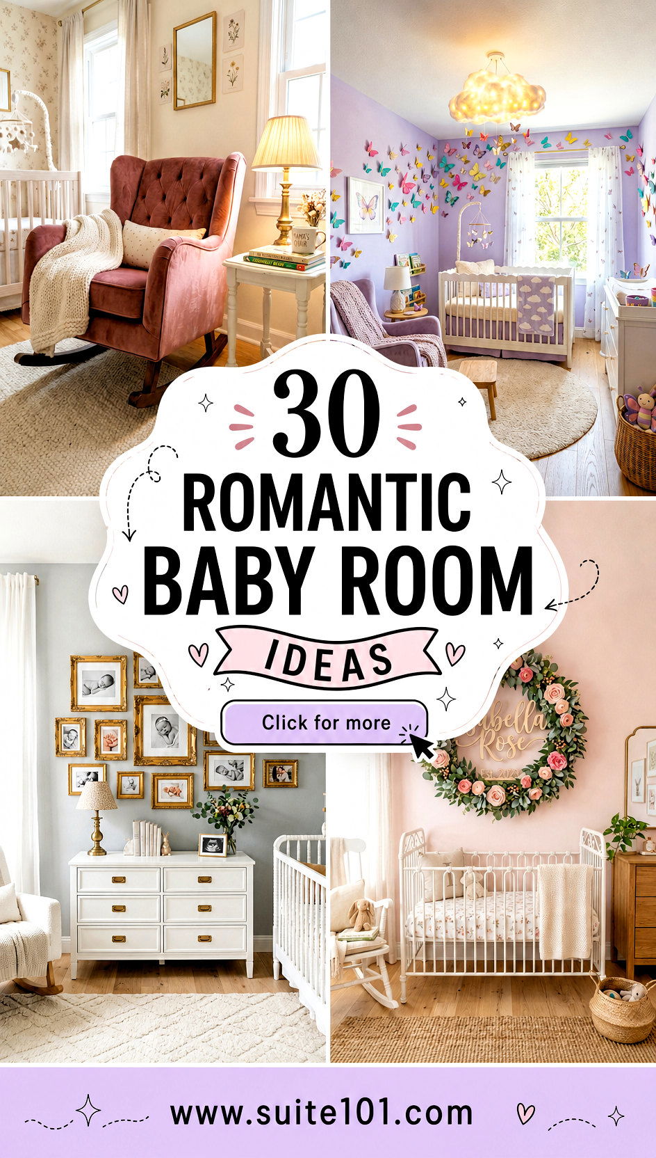 30 Romantic Baby Room Ideas to Make Babys Space Magical - 30 Romantic Baby Room Ideas to Make Baby's Space Magical