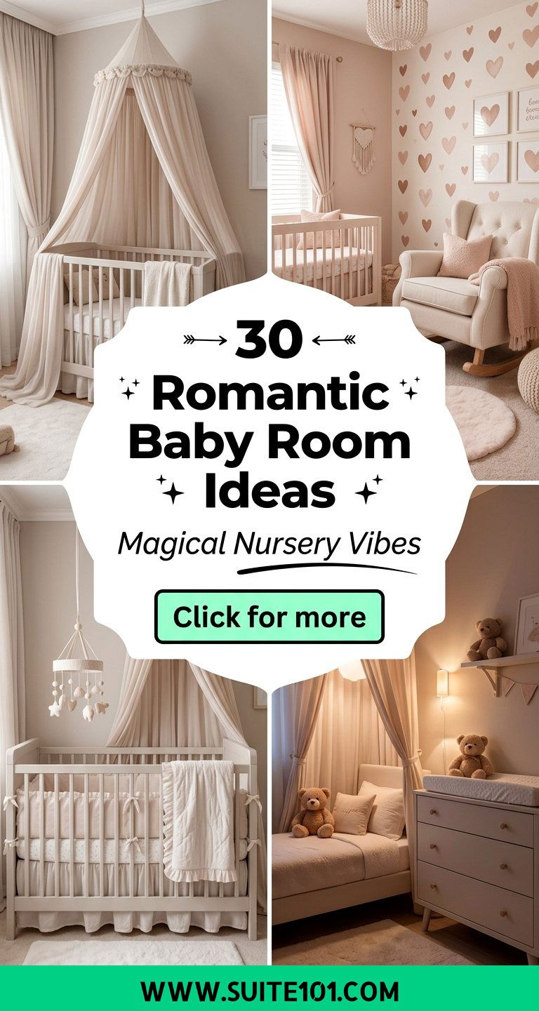 30 Romantic Baby Room Ideas to Make Babys Space Magical - 30 Romantic Baby Room Ideas to Make Baby's Space Magical
