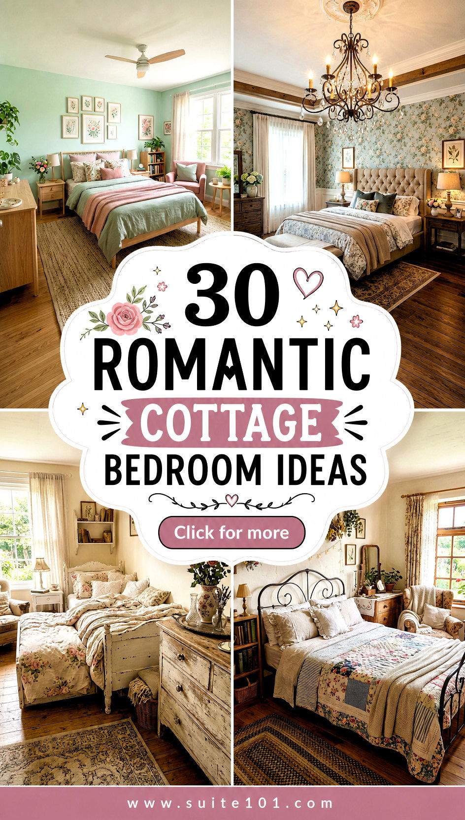 30 Romantic Cottage Bedroom Ideas for Cozy Cottage-Style Comfort - 30 Romantic Cottage Bedroom Ideas for Cozy Cottage-Style Comfort