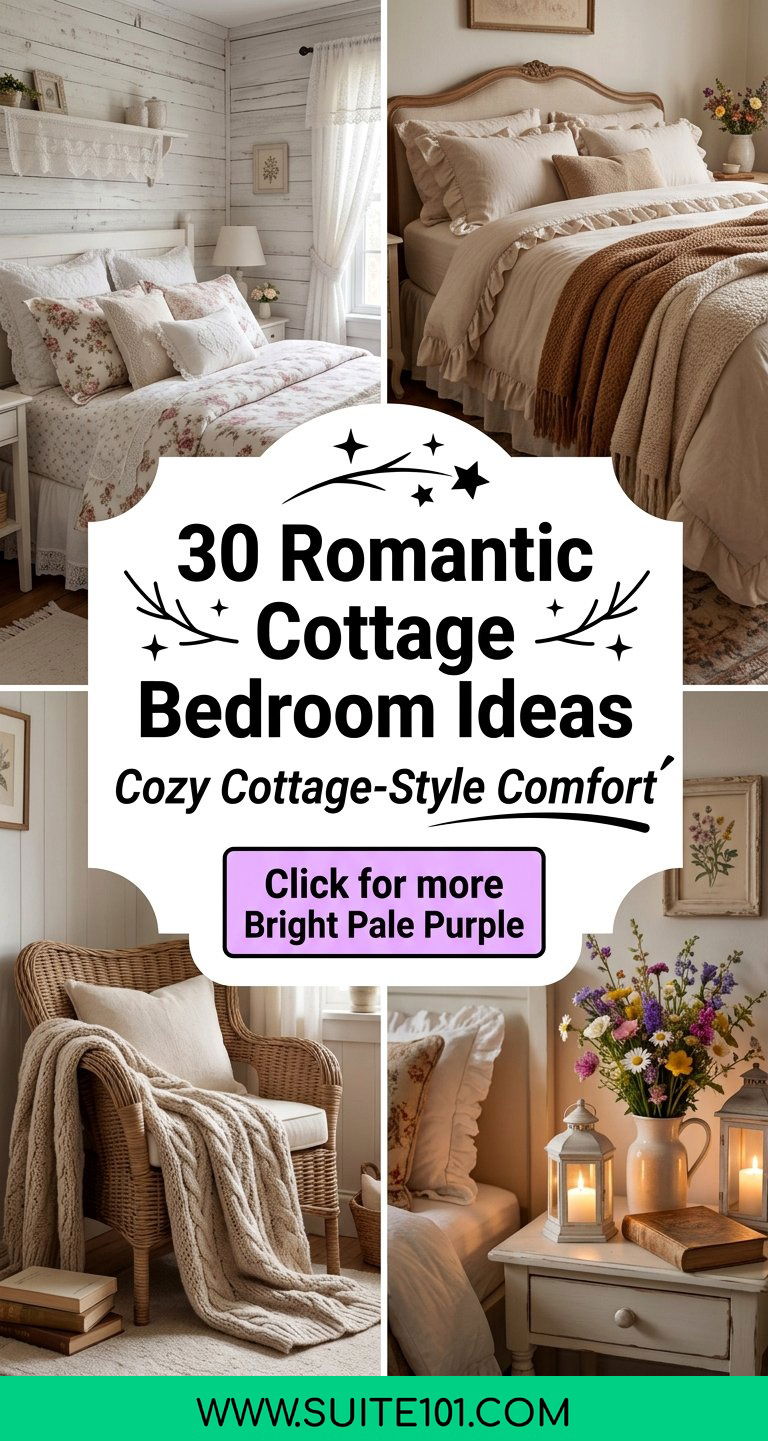 30 Romantic Cottage Bedroom Ideas for Cozy Cottage-Style Comfort - 30 Romantic Cottage Bedroom Ideas for Cozy Cottage-Style Comfort