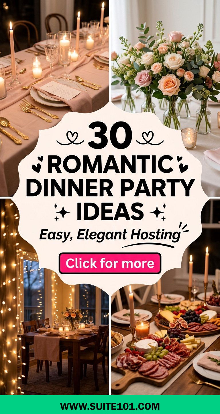 30 Romantic Dinner Party Ideas at Home for Easy Elegant Hosting - 30 Romantic Dinner Party Ideas at Home for Easy, Elegant Hosting
