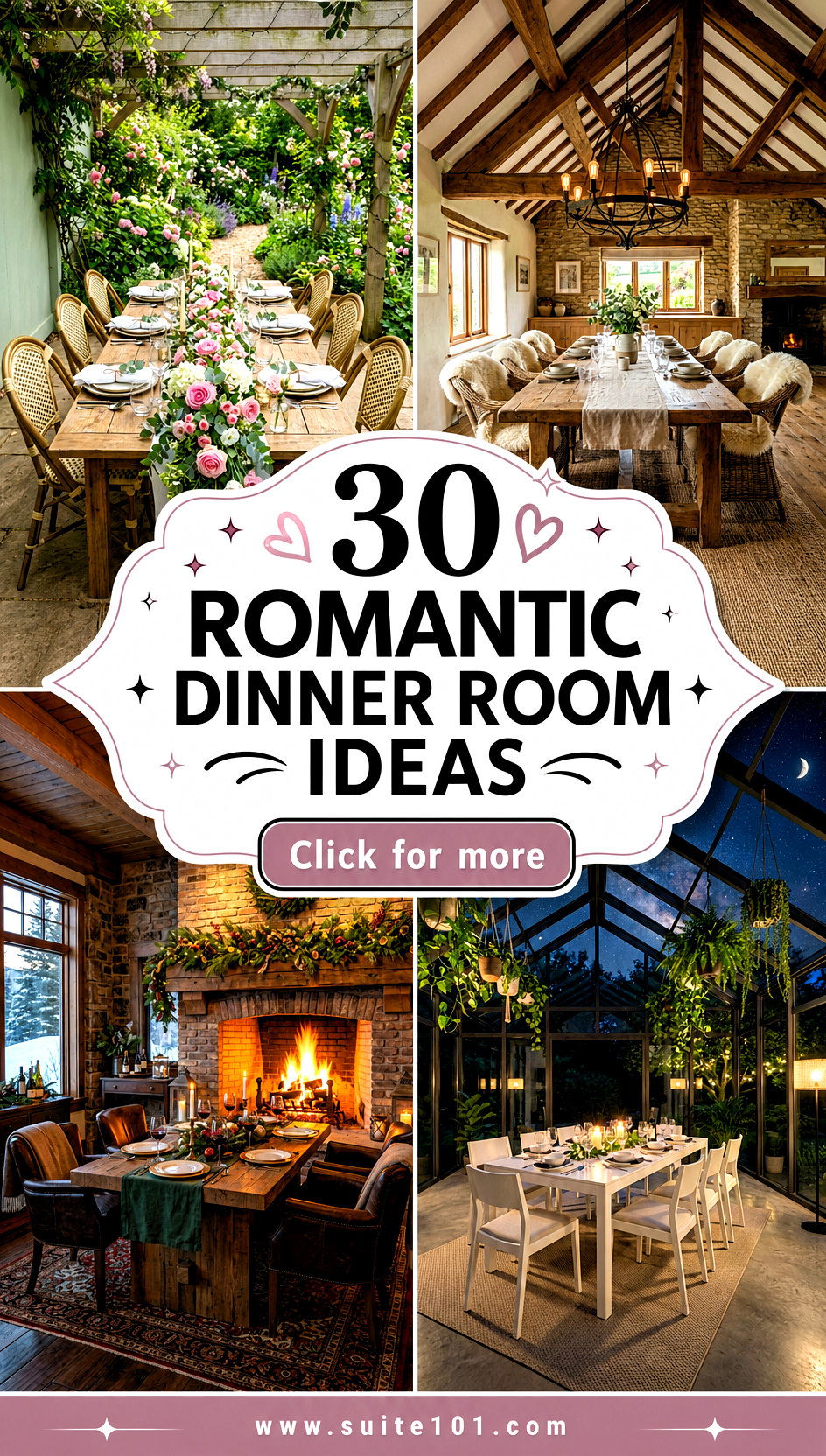 30 Romantic Dinner Room Ideas for an Unforgettable Evening - 30 Romantic Dinner Room Ideas for an Unforgettable Evening