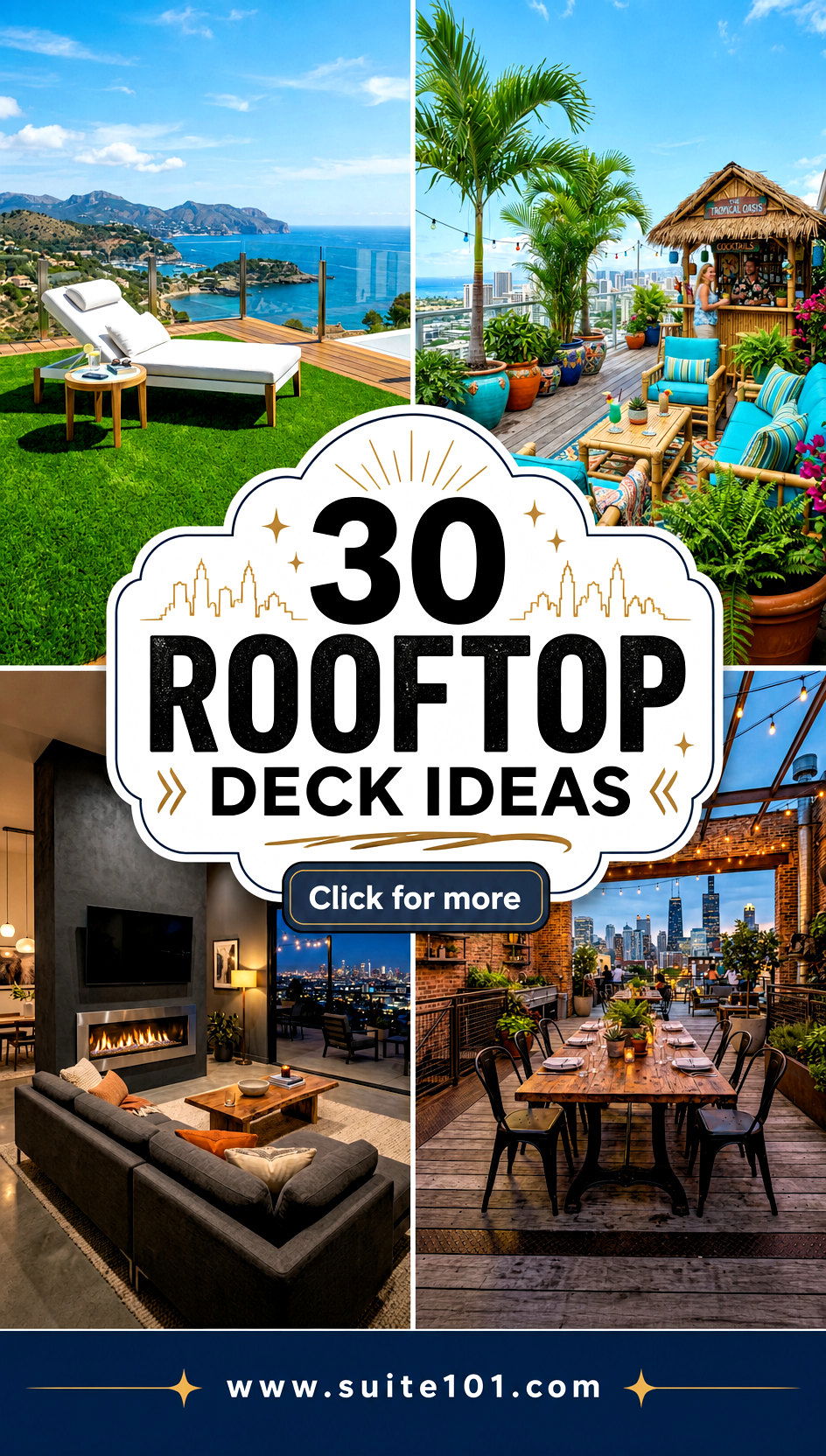 30 Rooftop Deck Ideas to Maximize Space and Style All Year Long - 30 Rooftop Deck Ideas to Maximize Space and Style All Year Long