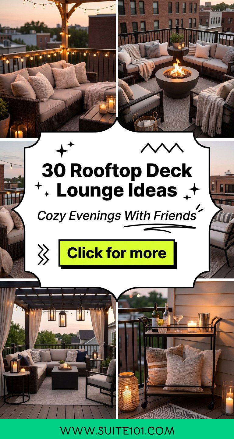 30 Rooftop Deck Lounge Ideas for Cozy Evenings With Friends - 30 Rooftop Deck Lounge Ideas for Cozy Evenings With Friends