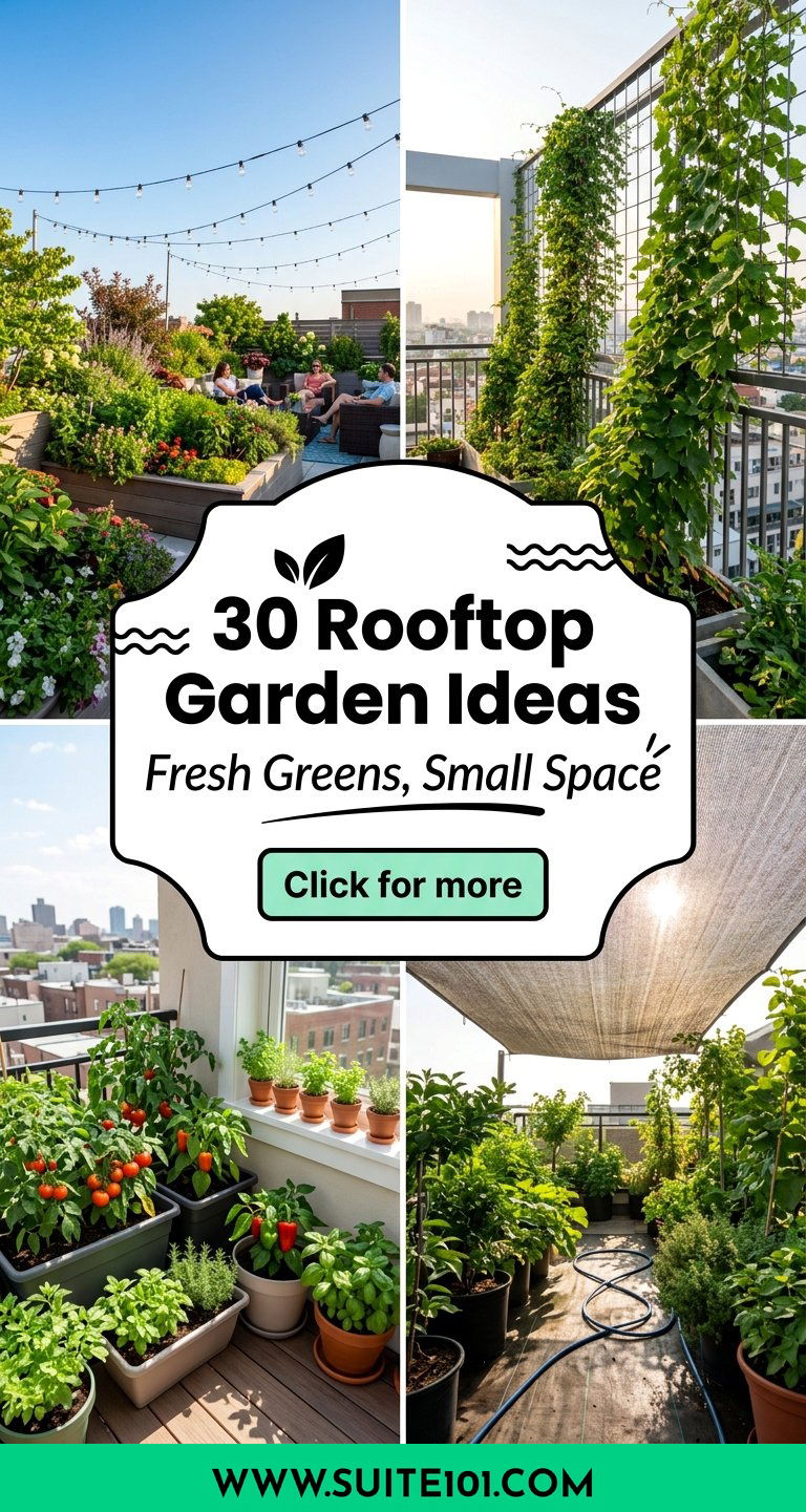 30 Rooftop Garden Ideas for Fresh Greens in Small Spaces - 30 Rooftop Garden Ideas for Fresh Greens in Small Spaces