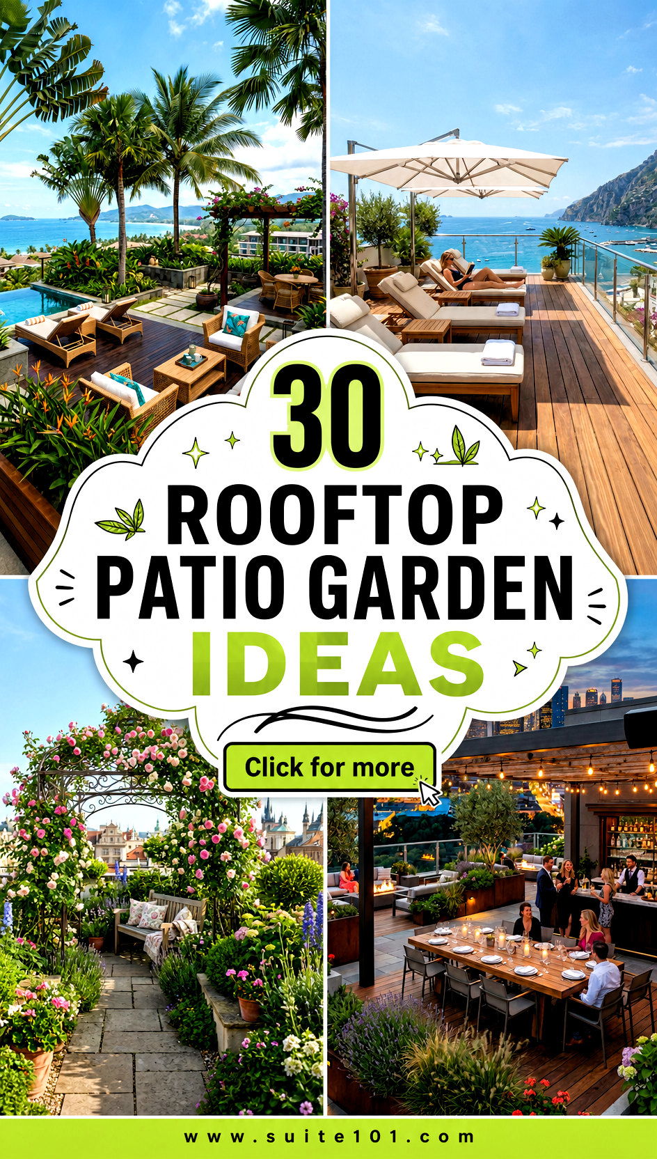 30 Rooftop Patio Garden Ideas for Lush Views Above the City - 30 Rooftop Patio Garden Ideas for Lush Views Above the City