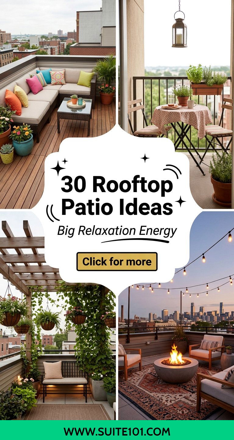 30 Rooftop Patio Ideas for Big Relaxation in Limited Space - 30 Rooftop Patio Ideas for Big Relaxation in Limited Space