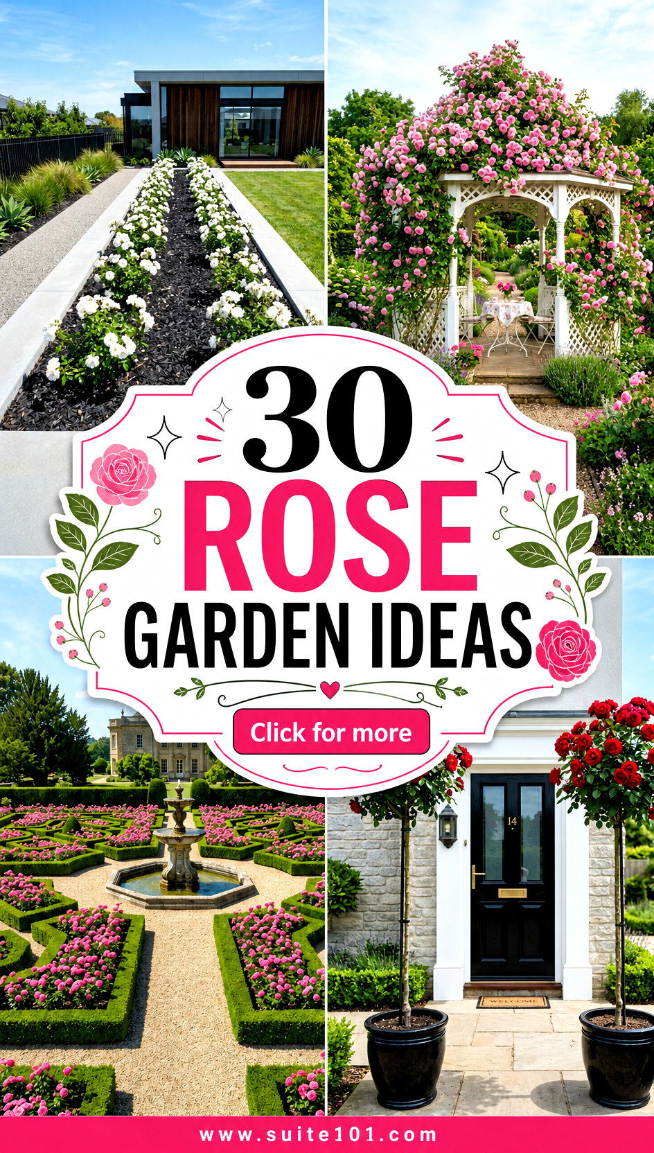 30 Rose Garden Ideas for a Blooming Fragrant Backyard Bliss - 30 Rose Garden Ideas for a Blooming, Fragrant Backyard Bliss